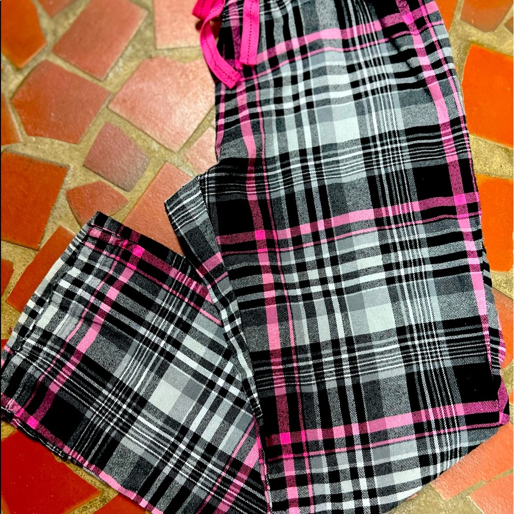 Plaid Pajama Pants, Size S (4-6)